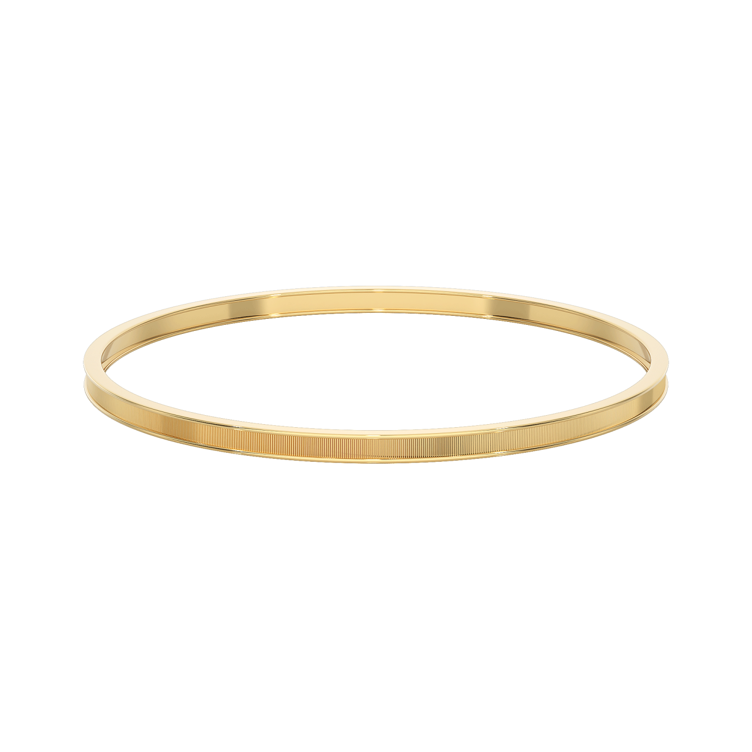 Gold Strap Bangle 2.6