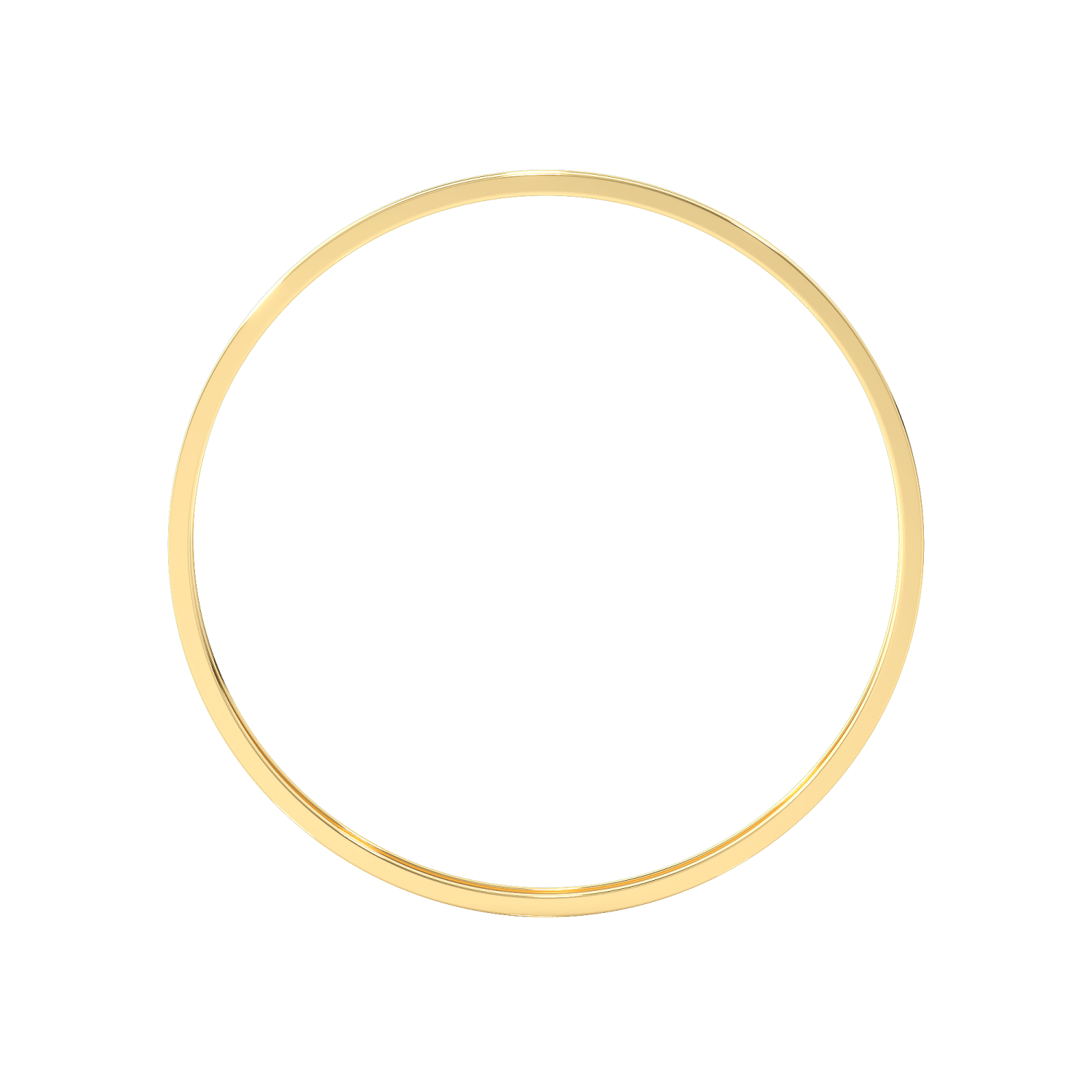 Gold Strap Bangle 2.6