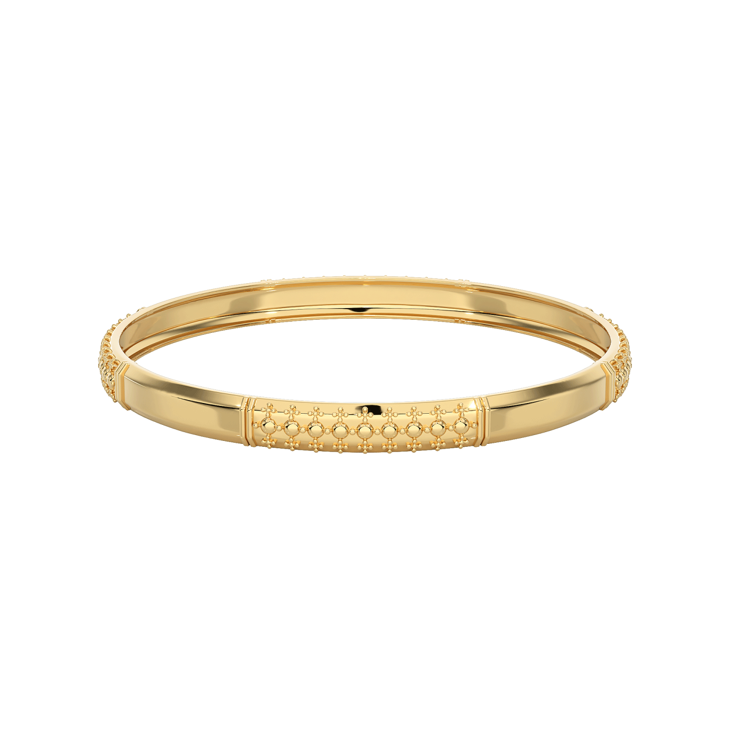 Square Block Bangle 2.6