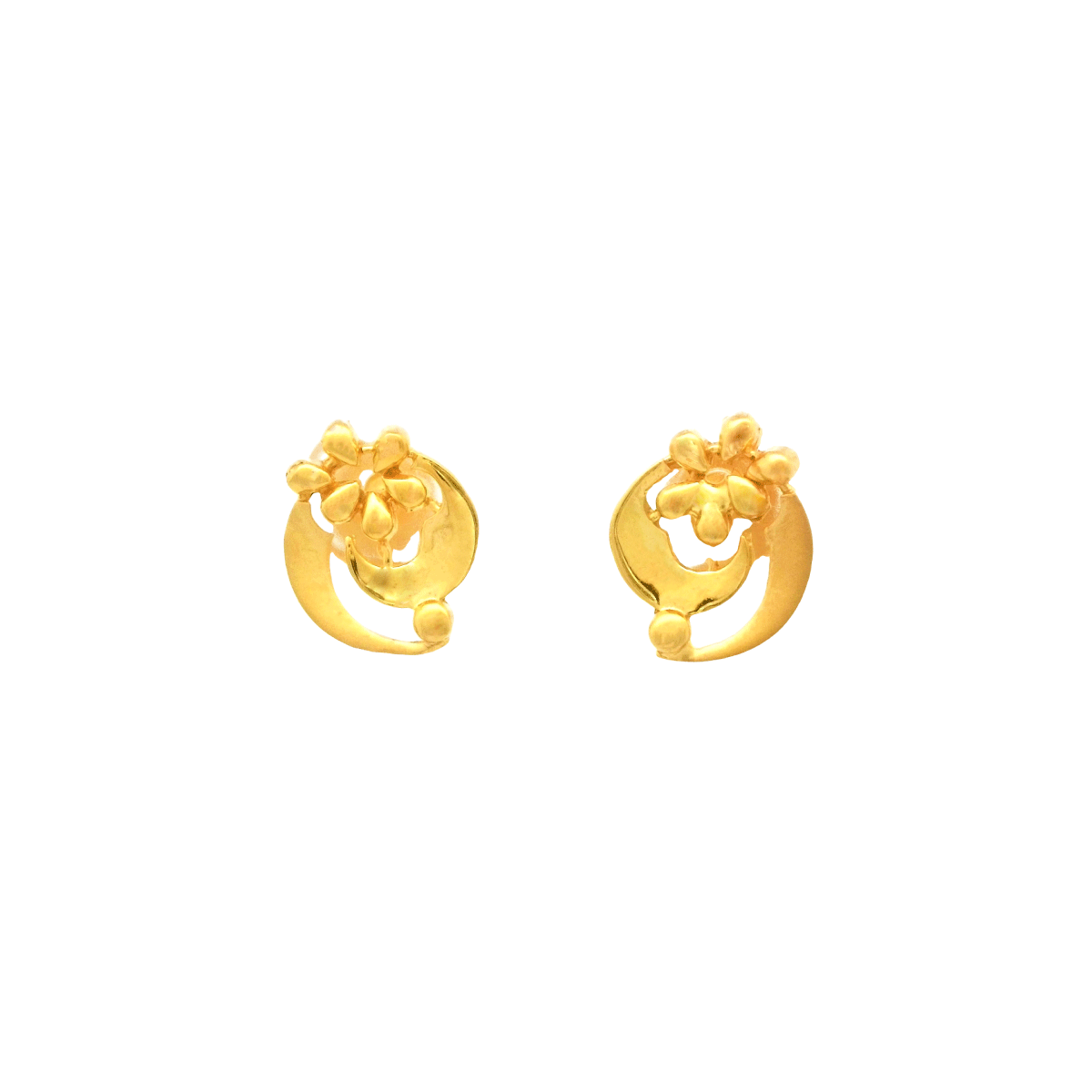 Augmont Bloom Studs Earrings