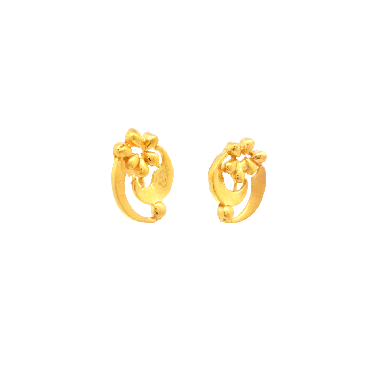 Augmont Bloom Studs Earrings