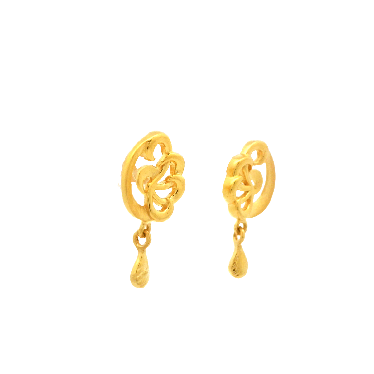 Augmont Spiral Drops Earrings
