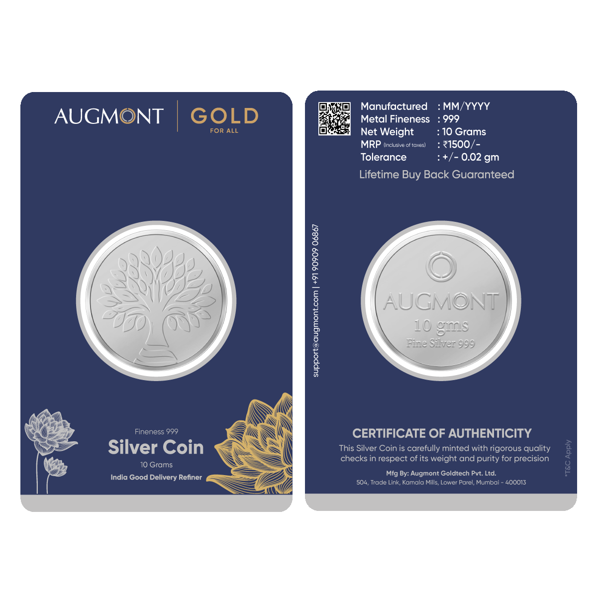 10Gm Silver Coin (999 Purity)