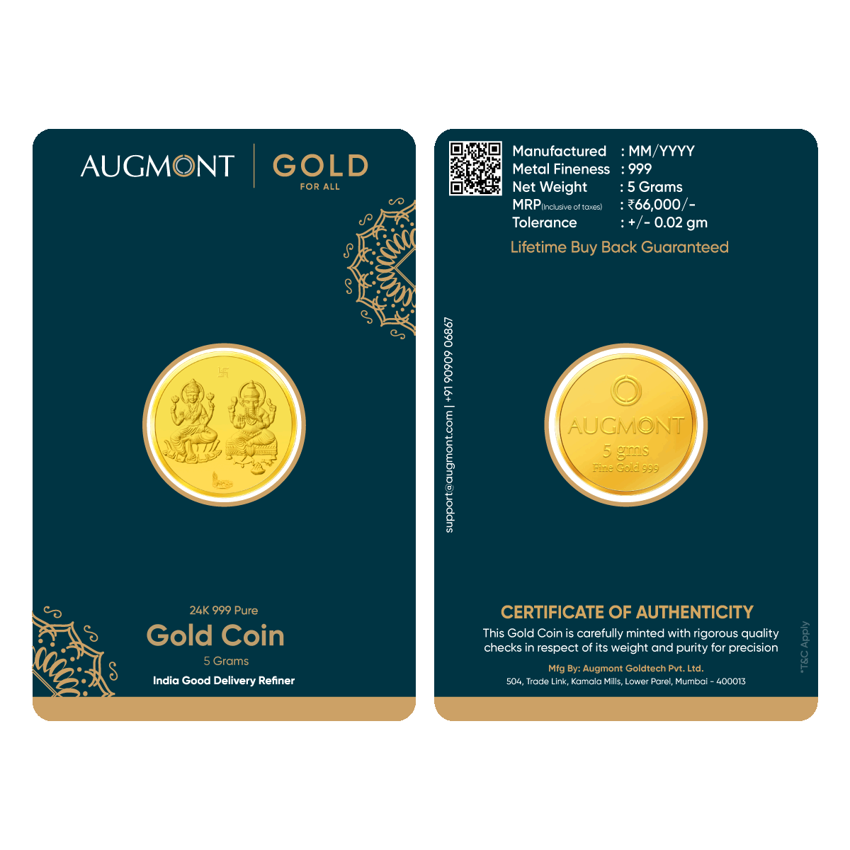 AUGMONT5G GANESH LAXMI COIN