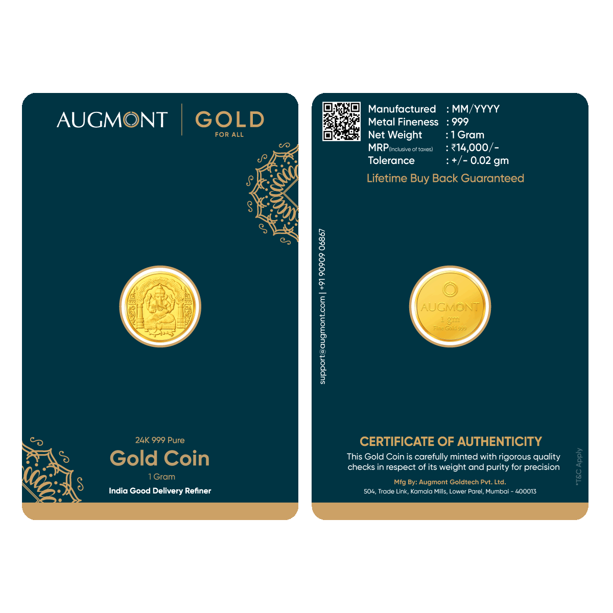 AUGMONT 1G GANESH  COIN