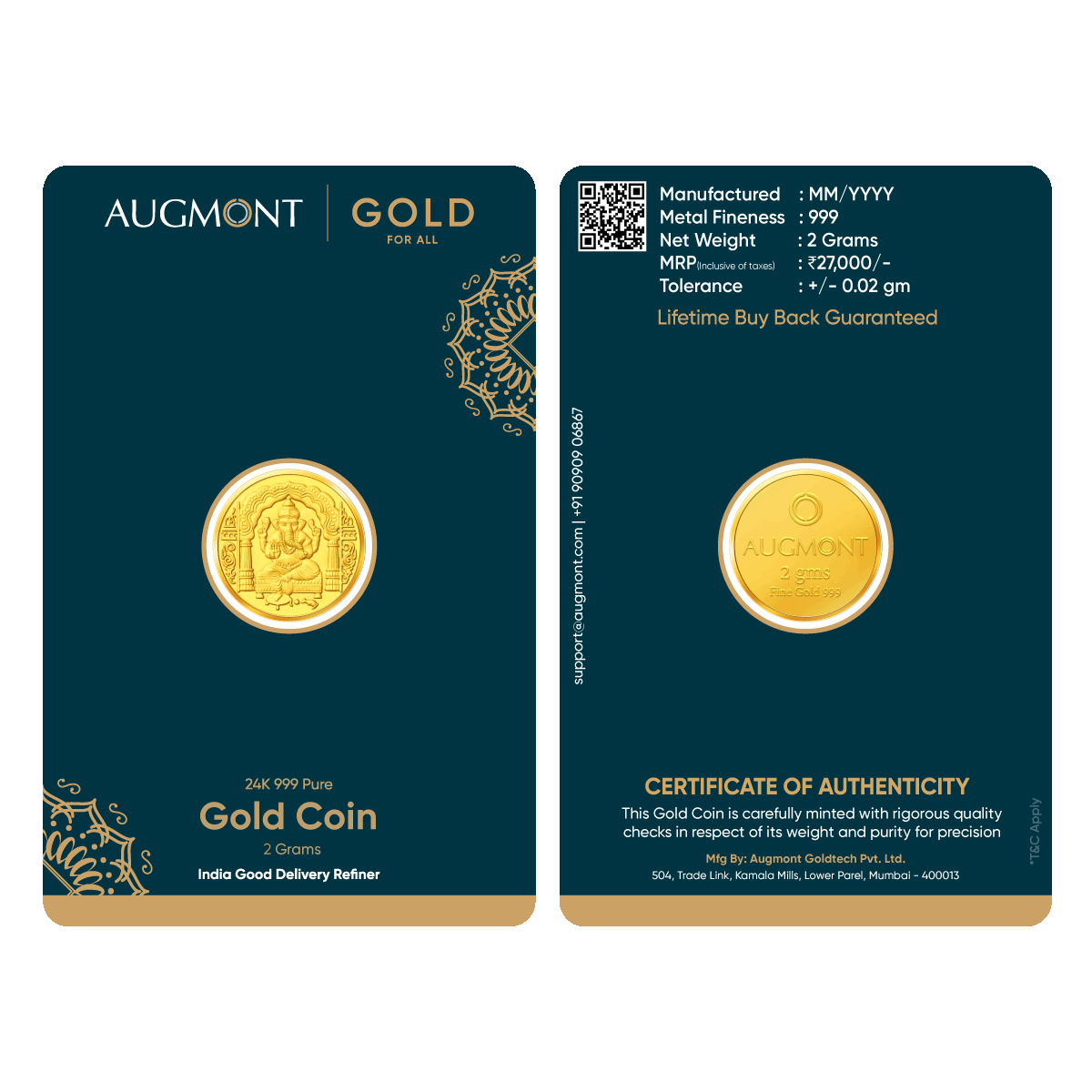 AUGMONT 2G GANESH  COIN