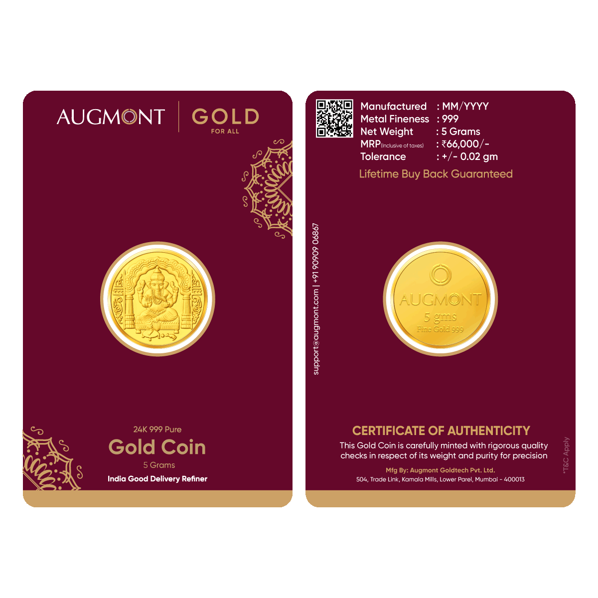 AUGMONT5G GANESH  COIN