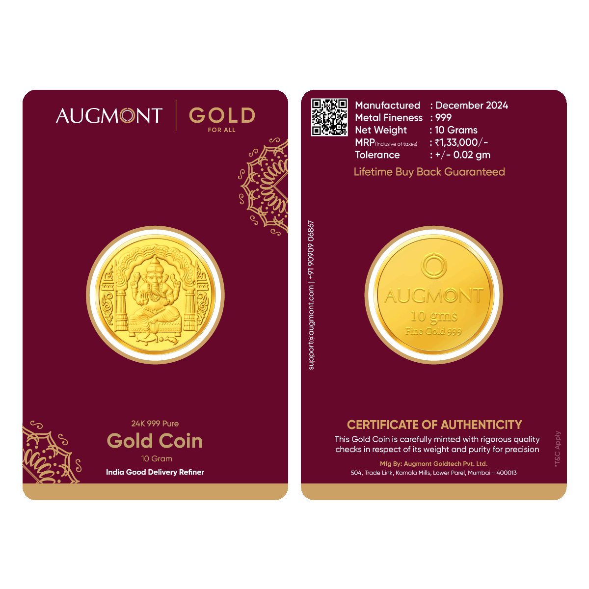10GM Lord Ganesha Coin