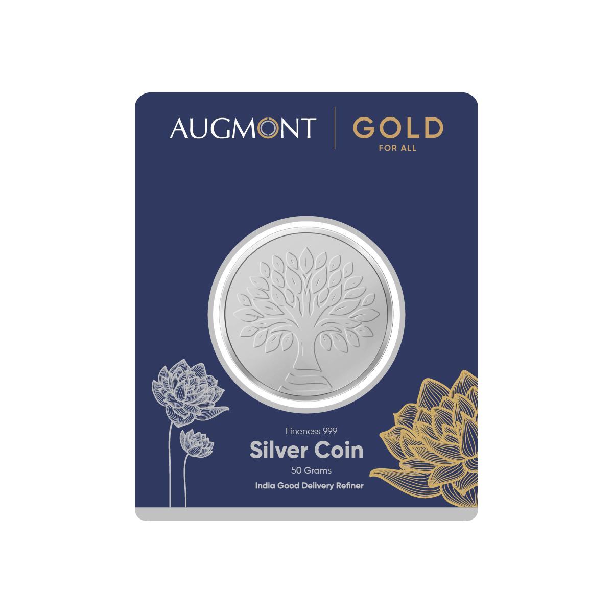 50Gm Silver Coin (999 Purity)