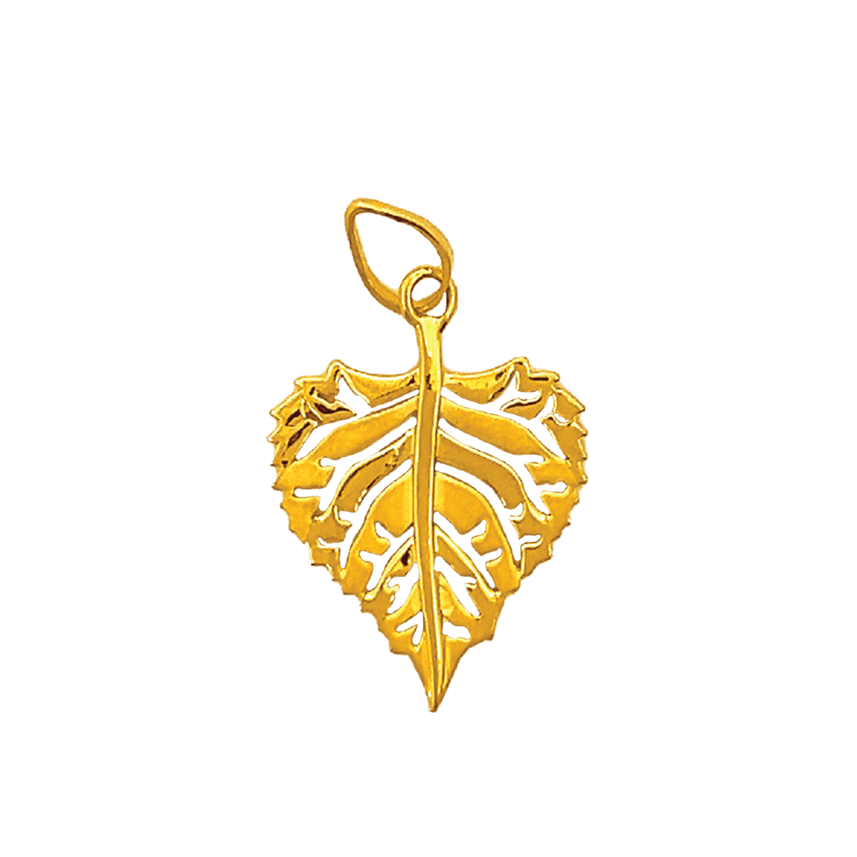 Augmont Heart Leaf Pendant