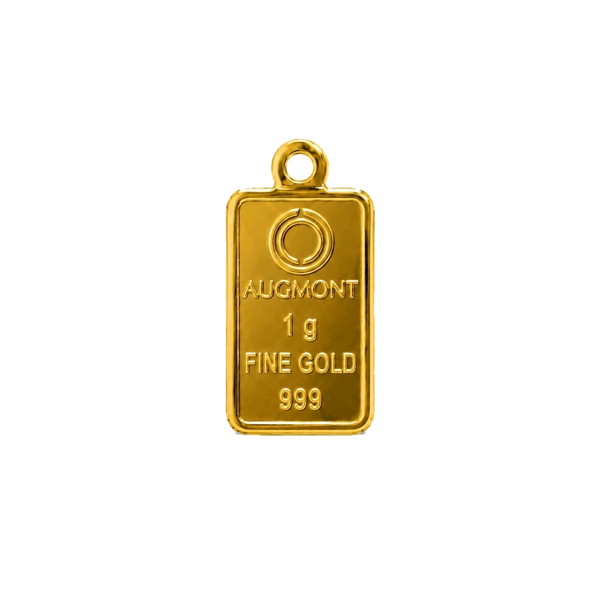 1Gm Gold Bar Pendant - Ganesha