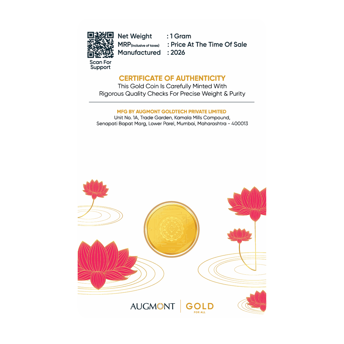 Dhan Labh Gold Coin